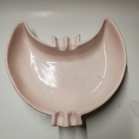 Mid-Century Modern Maddox of California Pale Pink Ashtray Vintage Chic - Picture 3 of 8